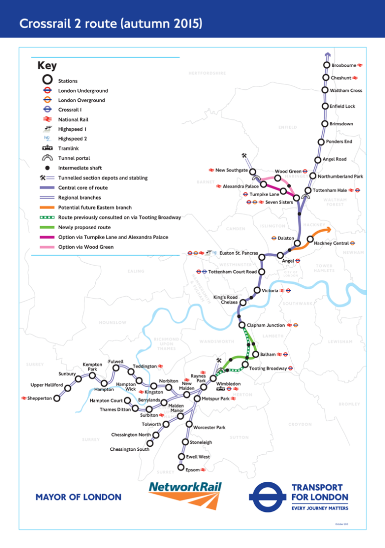 London Growth Plan: Bakerloo and DLR extensions, Crossrail 2 work in 10 ...