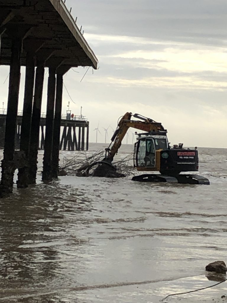Clacton pier suffers partial collapse during structural works New