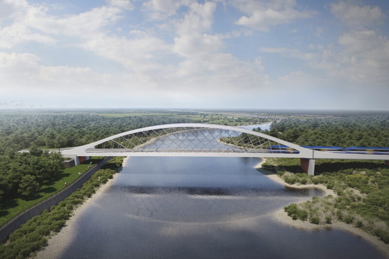 Site work underway for rail bridge to link Poland and Germany New
