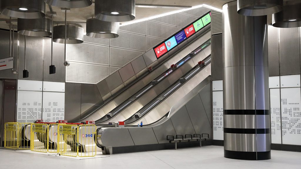 Crossrail S Tottenham Court Road Station Construction Sufficiently Finished New Civil Engineer