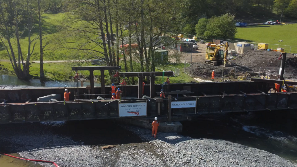 Watch: Engineers lift Welsh rail bridge out of flood zone - Vimarsana News