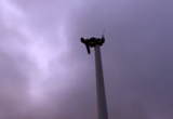 Destroyed wind turbine in Cumbria is second victim of Storm Dudley