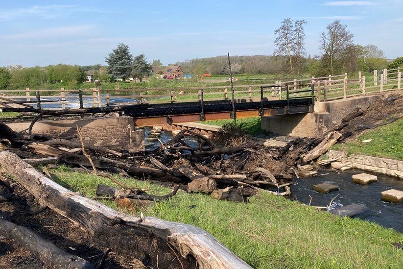 Suspected arson damages Kier's River Severn fish pass - Vimarsana News
