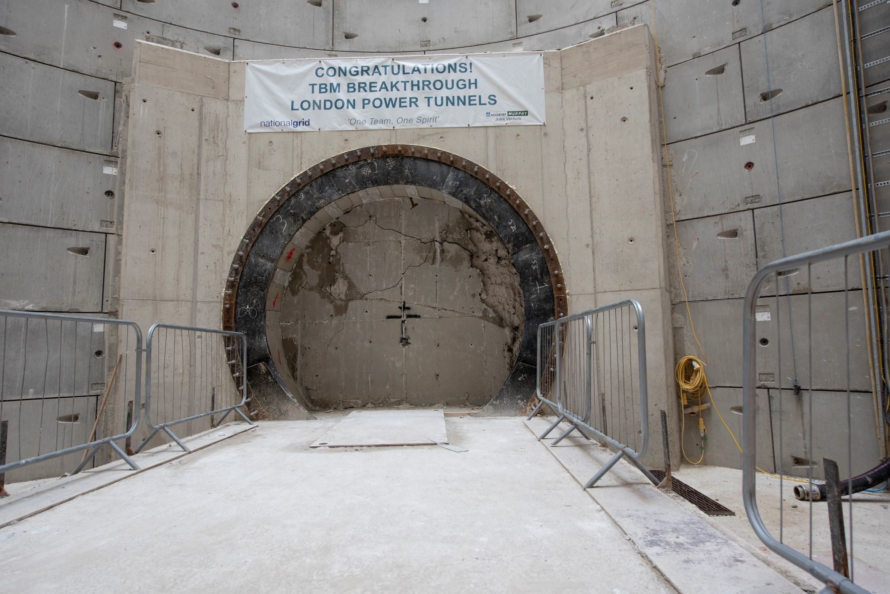 National Grid celebrates London Power Tunnels TBM breakthrough | New Civil  Engineer
