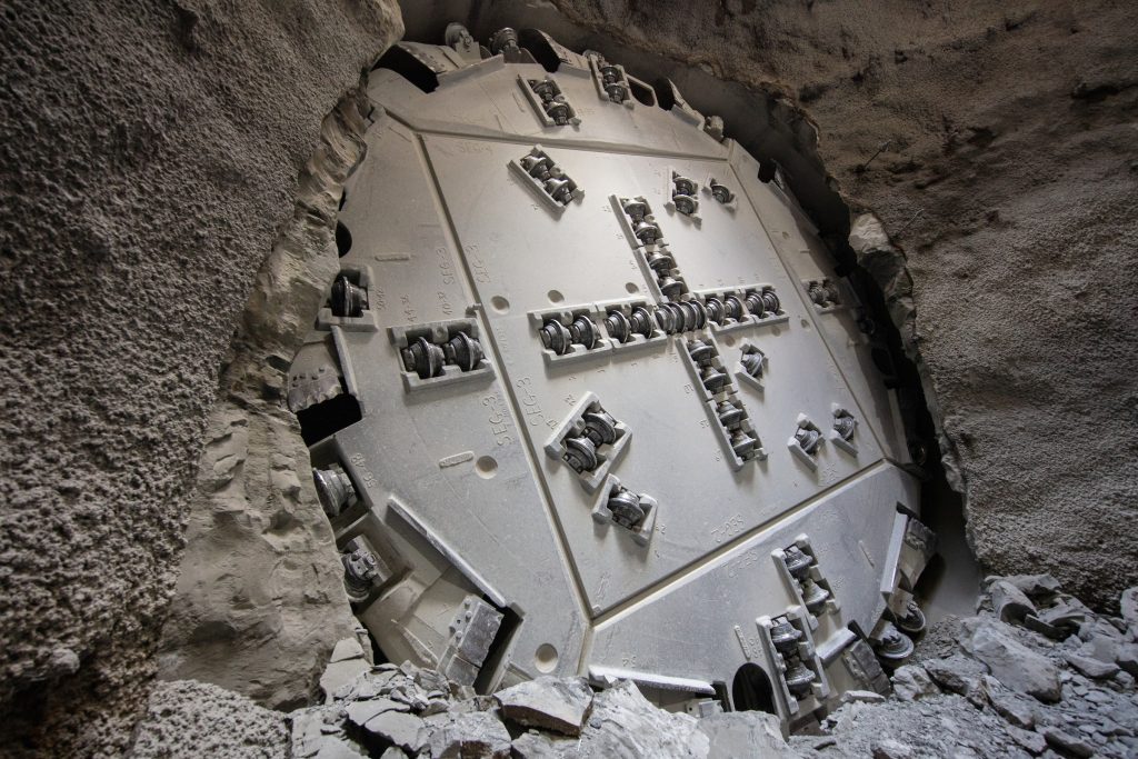 World largest variable diameter TBM breaks through on Dallas flood