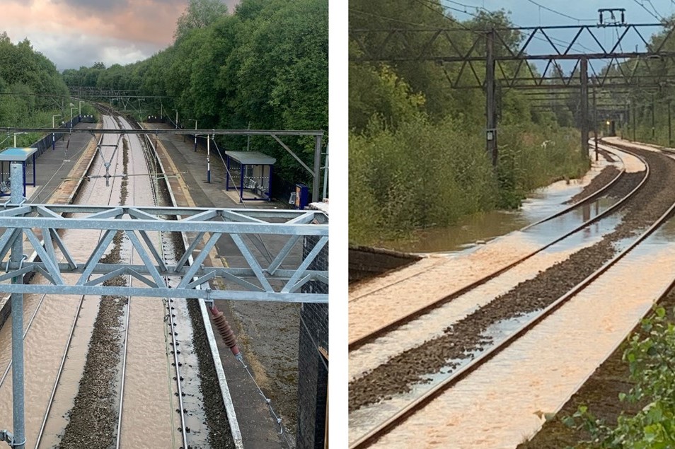 Network Rail forced to close line in Manchester after burst water main floods tracks - Vimarsana News