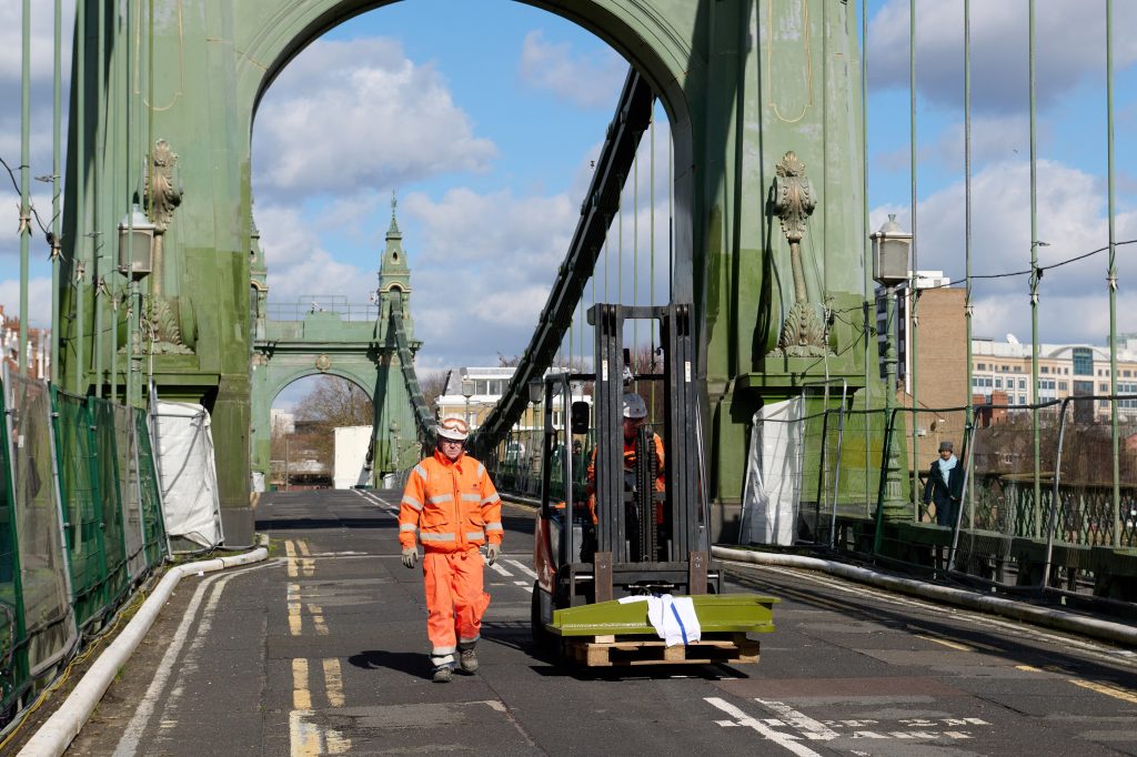 Hammersmith Bridge project team eyes challenges ahead as stabilisation