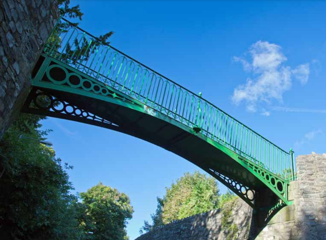 Kingsmac Bridge Bristol’s Kingsweston iron bridge craned back into place at new height ...