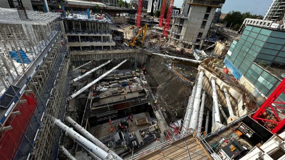 Complex groundwater management aids Elephant and Castle ticket hall construction - Vimarsana News