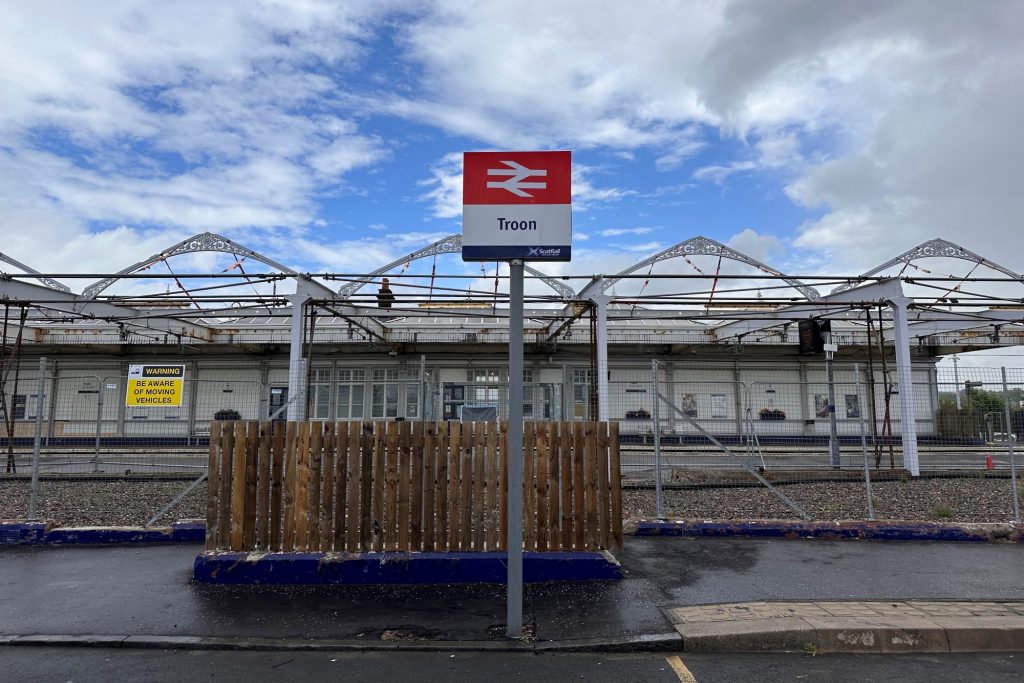 AmcoGiffen wins £5M contract to rebuild burned down Troon station