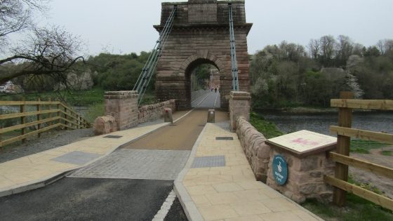 Union Chain Bridge formally designated as an Historic Civil Engineering Landmark - Vimarsana News