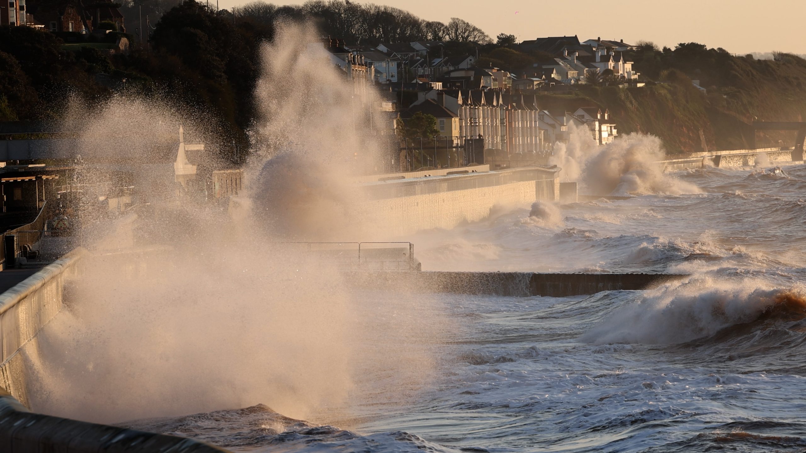Sea Collapse Rail services resume on Devon coast following sea wall collapse onto ...
