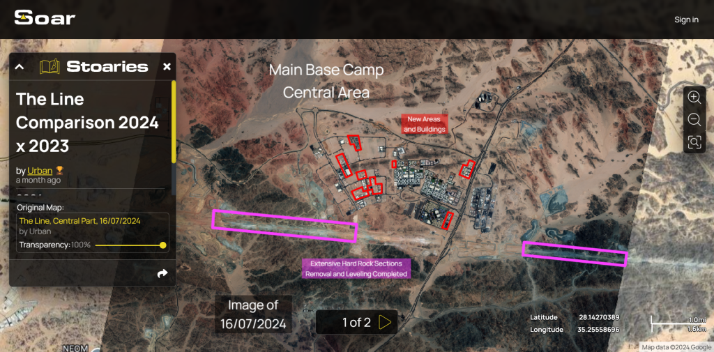 Neom Map. Building Neom: Satellite imagery reveals more details and Motts joins as city ...