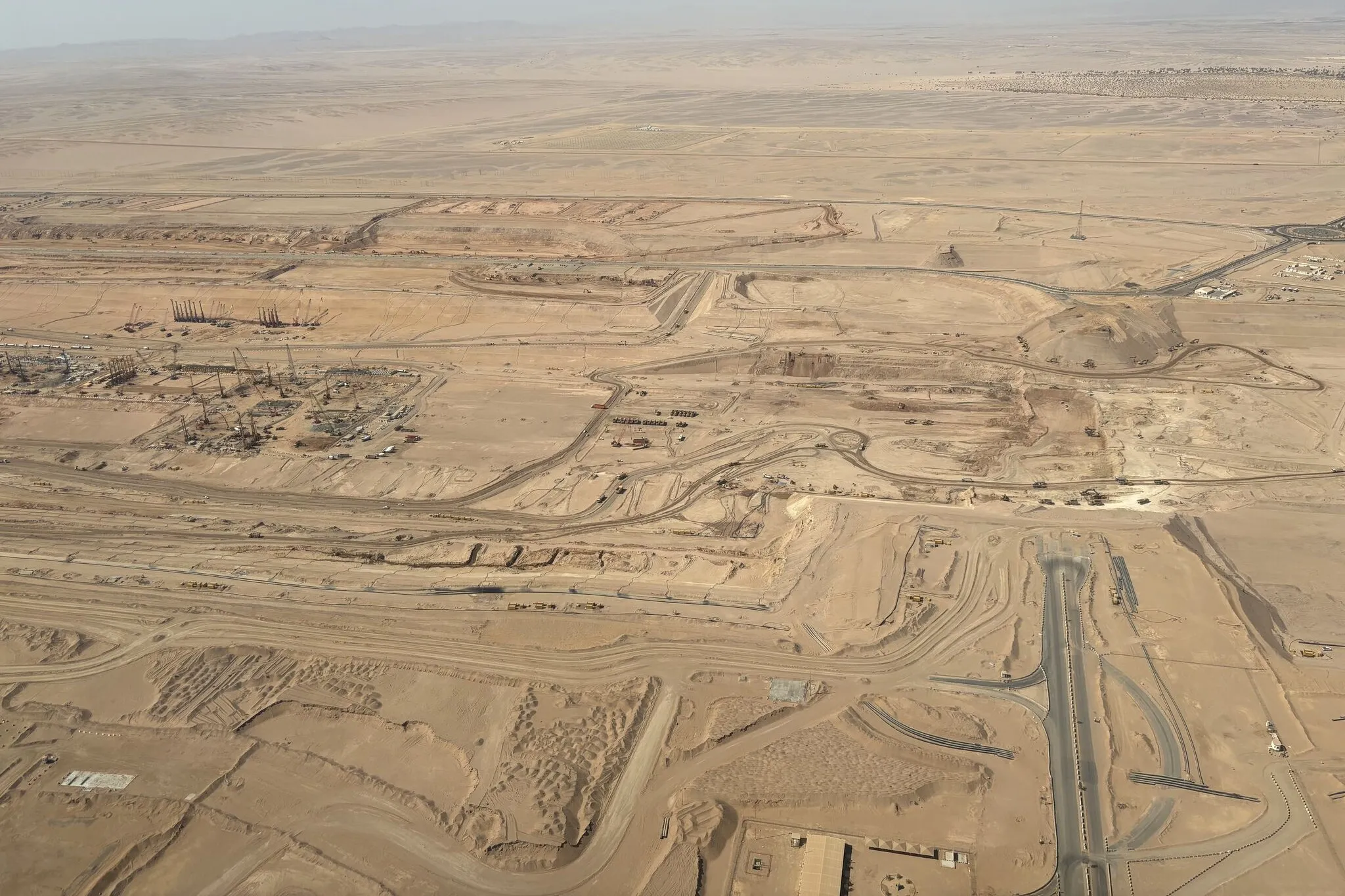 Neom | New imagery shows concrete works have started at Saudi's The Line |  New Civil Engineer
