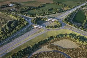 Redesigned Junction Redesign needed for under-construction A46 junction improvement scheme ...