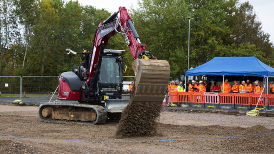 Watch: UK first trial of autonomous excavator helping to build car park at Manchester Airport