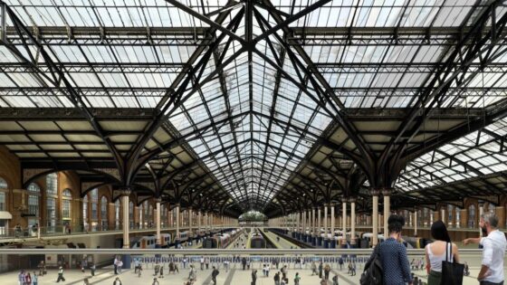 Rival Liverpool Street station scheme: design and programme lens for engineers