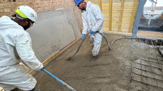 London Museum calcined clay concrete: site mix lessons for structural engineers