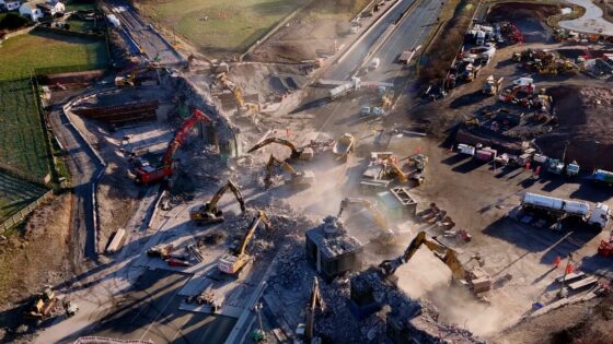 M6 rail bridge demolition in 55 hours: staging and safety notes for engineers