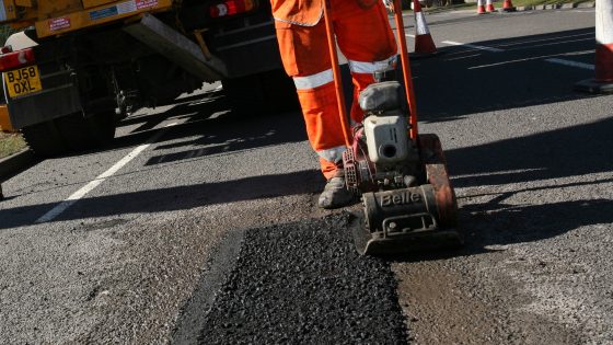 DfT record £4.9bn local road maintenance: design and materials notes for engineers