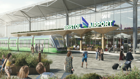 Construction of mass transit system between Bristol and Airport targeted to start within 5 years