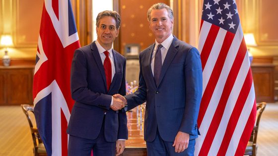 UK signs deal with California to collaborate on clean energy, enraging Trump