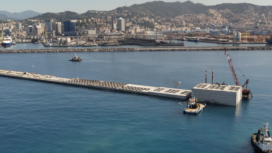 Technical expertise and complex fabrication methods deployed on Europe’s deepest offshore breakwater