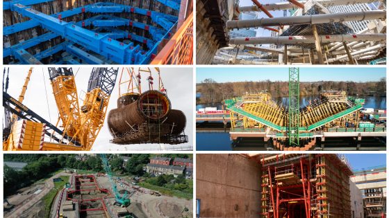 A snapshot of the temporary works being deployed to solve construction ...
