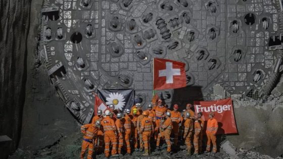 Gotthard tunnel crews advance 32m-a-day beneath Swiss Alps
