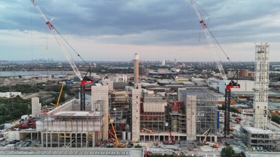 Marr cranes’ 100 m flue gas stack at North London: modular lift lessons for engineers