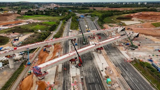 HS2 Water Orton viaduct over M42: staged erection lessons for bridge engineers